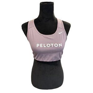 Nike Peloton Womens Dri-Fit Sports Bra Racerback Polyester Spandex Blend Size XL